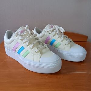 Adidas Multicolor Striped Sneakers